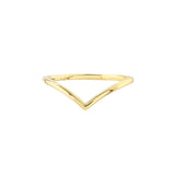 Petite Chevron Stackable Ring
