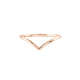 Petite Chevron Stackable Ring