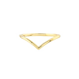 Petite Chevron Stackable Ring