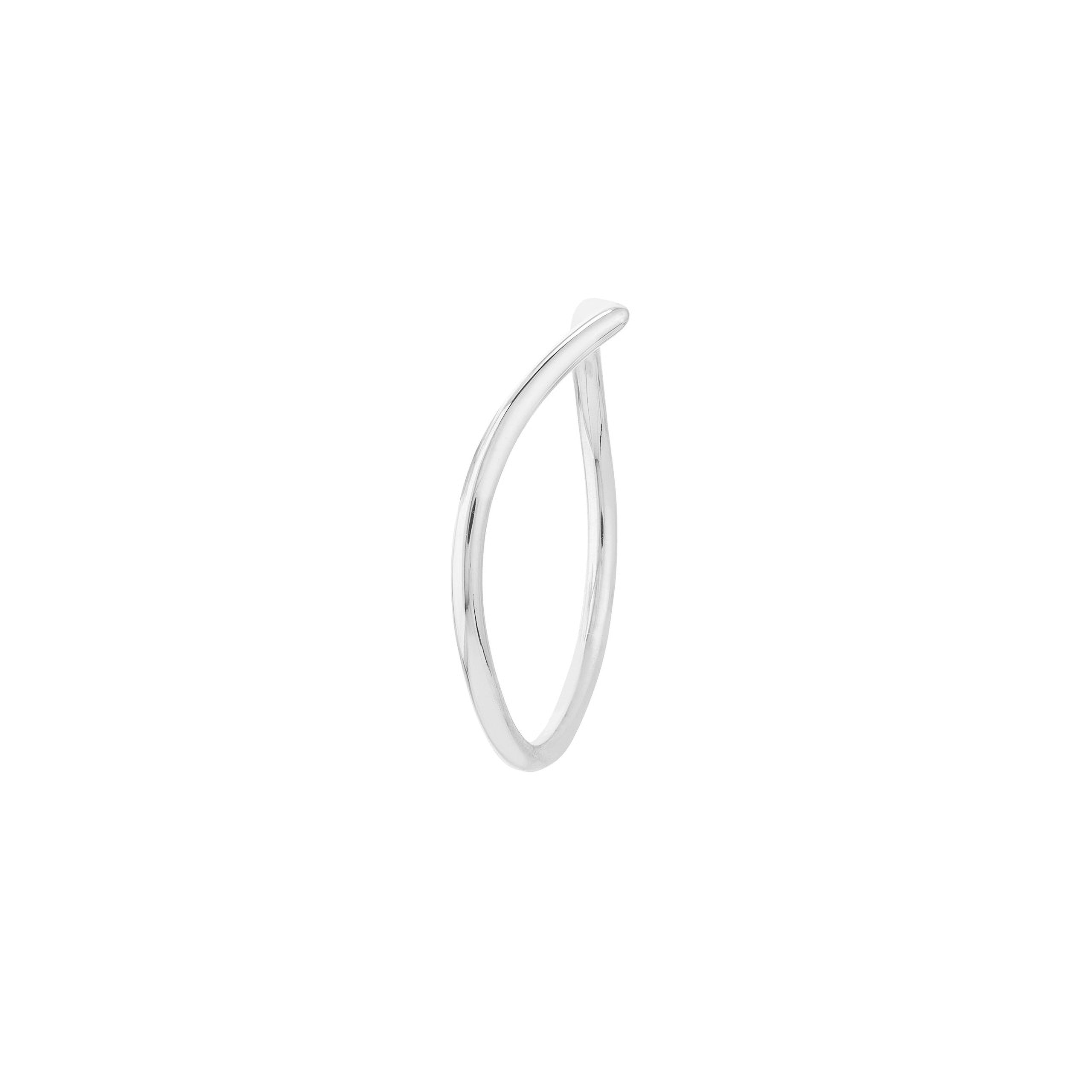 Petite Chevron Stackable Ring - Iris + Mill
