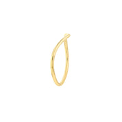Petite Chevron Stackable Ring - Iris + Mill
