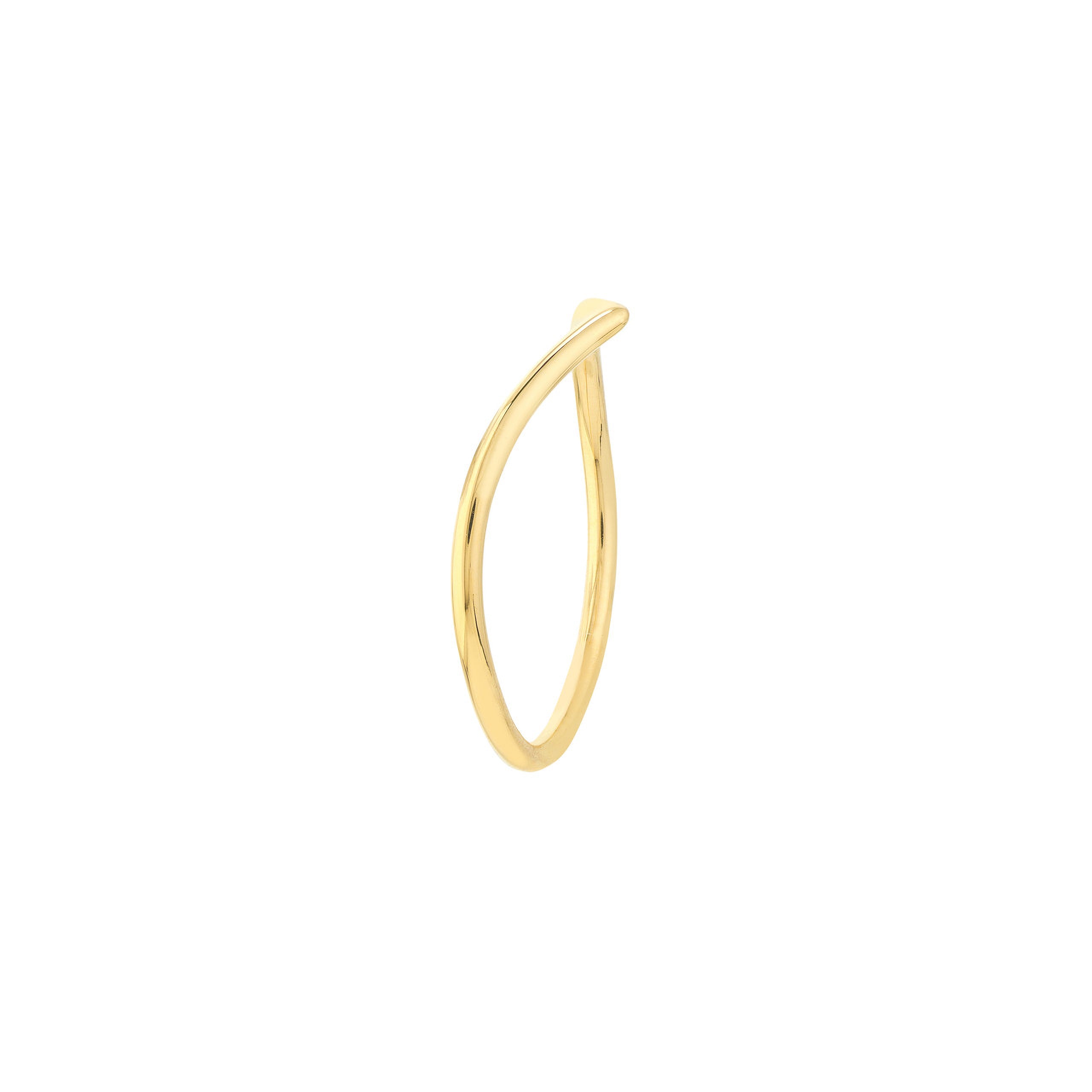 Petite Chevron Stackable Ring - Iris + Mill