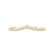 Petite Diamond Chevron Ring