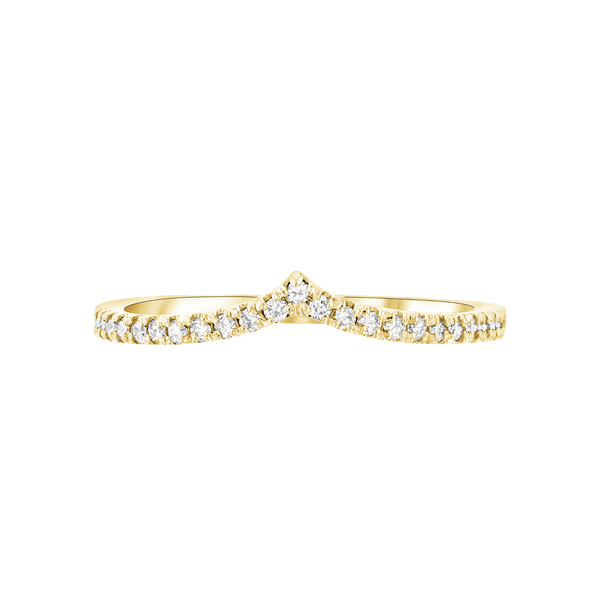 Petite Diamond Chevron Ring