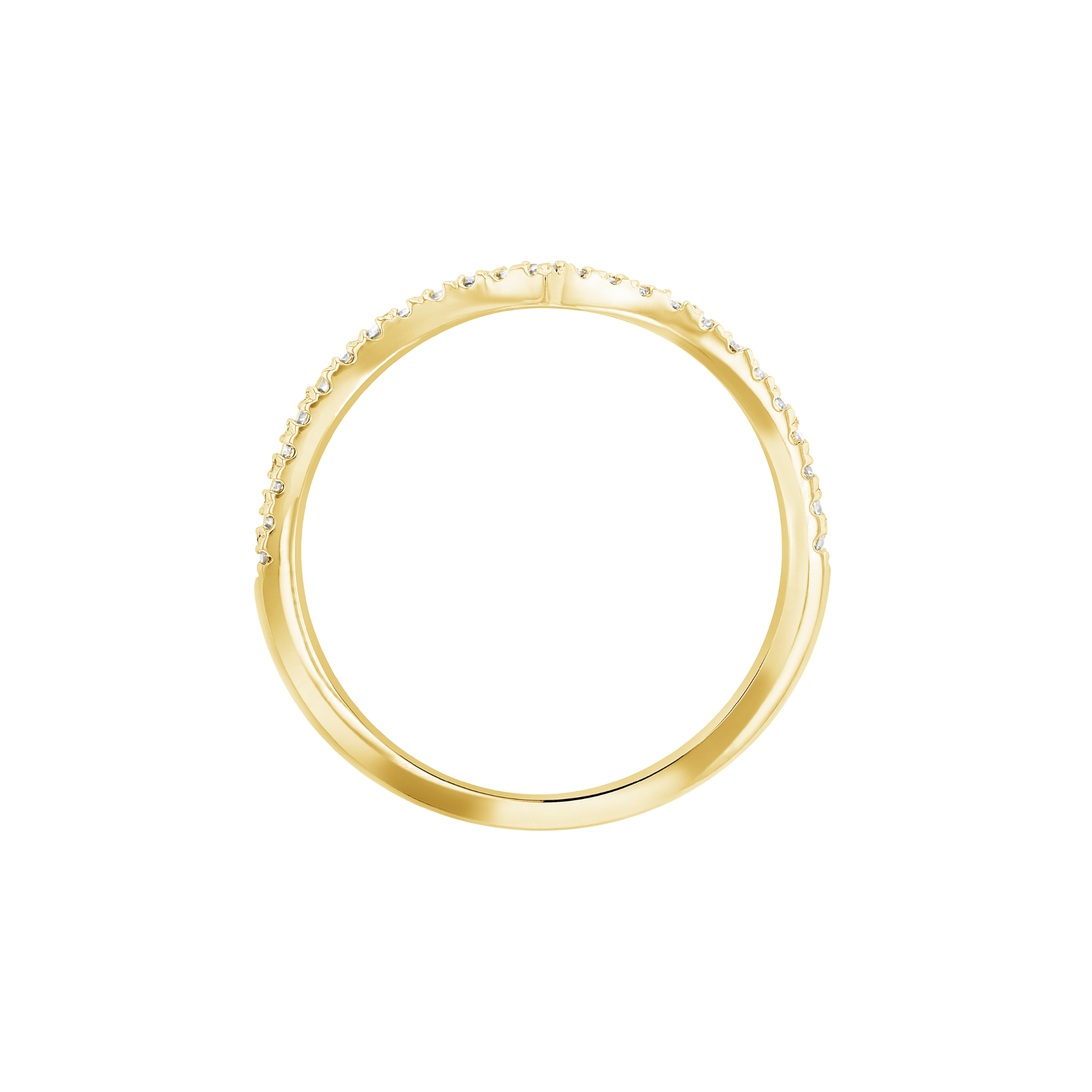 14K gold ring with delicate diamond accents, timeless fine jewelry for everyday wear