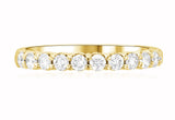 Petite Floating Diamond Wedding Ring in 14k Yellow Gold (0.55 ct. tw.)