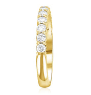 Petite Floating Diamond Wedding Ring in 14k Yellow Gold (0.55 ct. tw.)