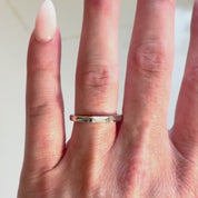 East West Solitaire Baguette Diamond Ring