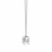 Round Solitaire Bezel Lab Grown Diamond Pendant Necklace (1 ct.)