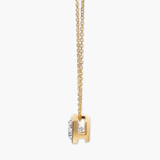 Round Solitaire Bezel Lab Grown Diamond Pendant Necklace (1 ct.)