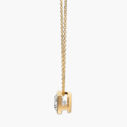 14K gold necklace with diamond pendant, timeless fine jewelry for everyday wear