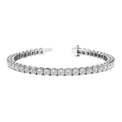 Four Prong Claw Round Diamond Tennis Bracelet (7 ct. tw.)