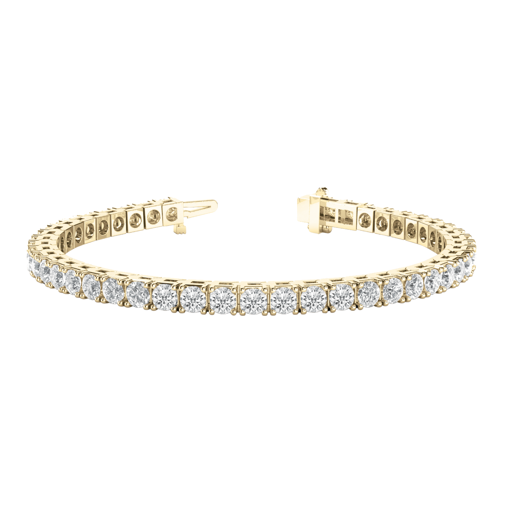 Four Prong Claw Round Diamond Tennis Bracelet (7 ct. tw.)