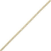 14K gold diamond tennis necklace with round brilliant stones, timeless fine jewelry for everyday wear