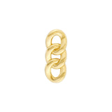 Triple Link Stud Earrings