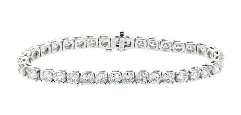 10K White Gold 2.00CTW Diamond Tennis Bracelet With Double S | West and  Company | Auburn, NY