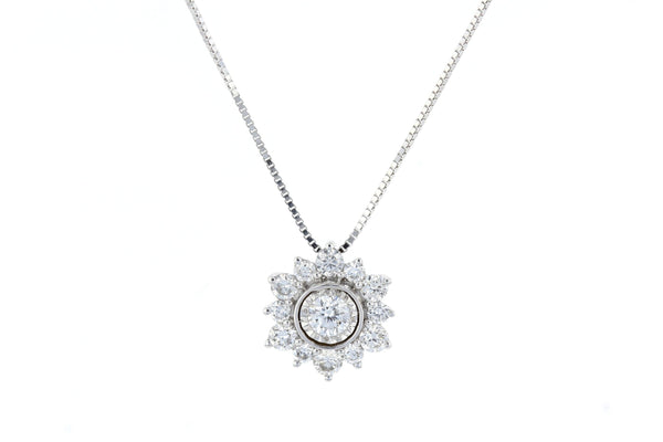 Diamond Pavè Star Pendant Necklace - The Brothers Jewelry Co.