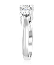 Diamond Three-Stone Engagement Ring in 14k White Gold (1.50 ct. tw.)