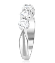 Five-Stone Diamond Wedding Ring in 14k White Gold (1.50 ct. tw.) - Iris + Mill
