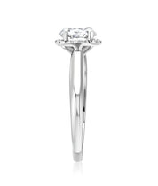 Halo Oval Diamond Engagement Ring in 14k White Gold (7/8 ct. tw.) - Iris + Mill